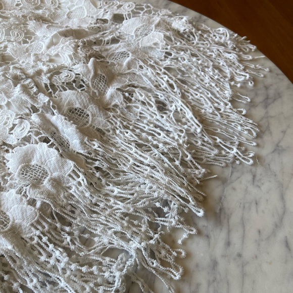 White Embroidered Skirt - Picture 5 of 5